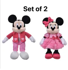 ディズニーストア　ミニーマウス ミッキーマウス　ぬいぐるみ バレンタイン2026