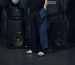 CPGN STUDIO パッチワーク スリット デニム ズボン 1回着用 デニム L 特価出品