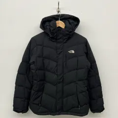 THE NORTH FACE ザノースフェイス レディース ブラック ダウン ジャケット フード M