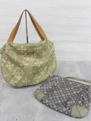 【行董】2個まとめ russet/ラシット トートバッグ ショルダーバッグ アナグラム柄 AS0U01085