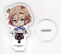 【中古】アクリルスタンド・アクリルパネル 摂津万里 「A3!(エースリー)×歌舞伎 POP UP SHOP in TOWER RECORDS アクリルぷちスタンド(ミニキャラ秋組＆冬組)」