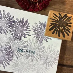 スタンプ　No. 9546花