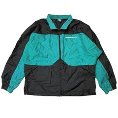 REGATTA CLUB ブラック×グリーン ナイロンジャケット Lサイズ - メルカリ
