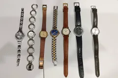 ブランド時計あり！レディース腕時計 7本まとめ売り ジャンク 部品取りに