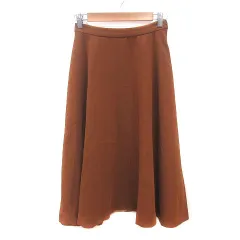 ロッソ ROSSO アーバンリサーチ フレアスカート ロング 38 茶 ブラウン /MS