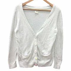 ジェラートピケ gelato pique カーディガン ニット Vネック 長袖 F 緑 ライトグリーン /YK