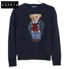 POLO RALPH LAUREN ポロ ラルフローレン ﾈｲﾋﾞｰ ﾍﾞｱﾃﾞｻﾞｲﾝ ｾｰﾀｰ ＸＳ