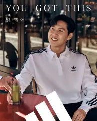 出品 アディダス オリジナルス 長袖 ポロシャツ (XL サイズ)