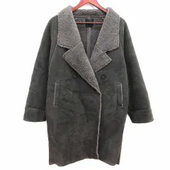 ケイビーエフ KBF アーバンリサーチ フェイクムートンコート 裏ボア ONE 深緑 ダークグリーン /YK