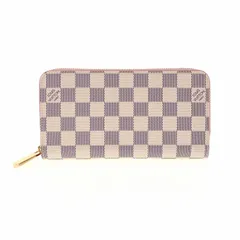 【中古】LOUIS VUITTON ルイ・ヴィトン N63503 ジッピーウォレット ダミエ・アズール 長財布 レディース メンズ 財布 ホワイト