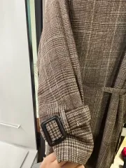 チェックキルティング裏地ジャケット