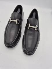 FERRAGAMO フェラガモ ブラック ガンチーニ ローファー メンズ 靴