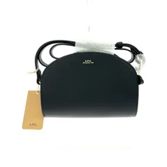 A.P.C. アーペーセー ミニショルダーバッグ  ハーフムーンレザー PXBJQ-F61392   ブラック レディース / 240001183523