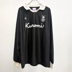 新品 MSKN2ND × Sanrio サンリオ コラボ クロミ kuromi フットボールシャツ カットソー ブラック 黒 半袖 Tシャツ キャラクター フリーサイズ ユニセックス 2420106819029のサムネイル