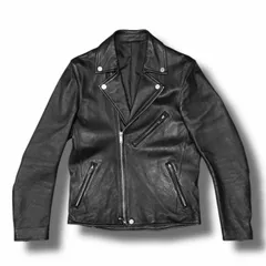 STUDIOUS Double Lamb Leather Riders Jacket  ライダースジャケット ステュディオス 107458002 ブラック 2 （8479M）