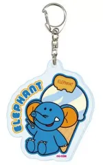【中古】キーホルダー ぞうくん 「たべっ子どうぶつ THE MOVIE アクリルキーホルダー 03.描き起こしイラスト」