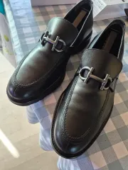 FERRAGAMO フェラガモ スタイル ブラック メンズ ローファー