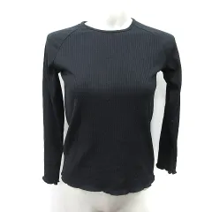 アーバンリサーチ URBAN RESEARCH カットソー 七分袖 F 黒 ブラック /YI