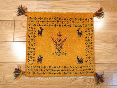 ペルシャギャッベ37x41cm(797)クッション、マット、ラグ絨毯 ペルシャギャッベ37x41cm(797)クッション、マット、ラグ絨毯 - メルカリ