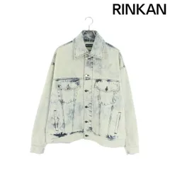 イントゥダスク ブリーチ加工オーバーサイズデニムジャケット メンズ M