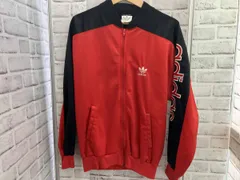 裏起毛 adidas / track jacket / トラックジャケット / 古着 / vintage / 80s / USA製 / Mサイズ / レッド / アディダス