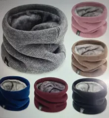 ファー裏地 ニット ネックウォーマー 3枚