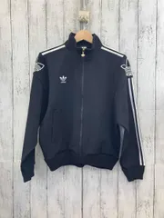 adidas アディダス メンズ ジャージ トラックジャケット ブラック 90s デサント社 ジャージ 日本製 サイズM