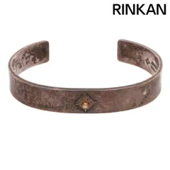 アリゾナフリーダム  K18太陽神メタル シルバーバングル メンズ