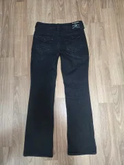 トゥルーレリジョン レディースデニムパンツ ブラックジーン