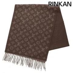 ルイヴィトン  M70258/エシャルプ モノグラムカシミヤ混マフラー メンズ