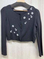 極美品 ルネ 伸縮性抜群 上質綿混 カーディガン - メルカリ