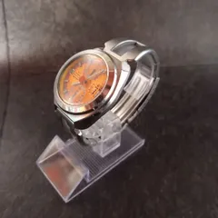 SEIKO(セイコー)ALBA アルバ クロノグラフ V657-6030 オレンジ文字盤 稼働品 メンズ 腕時計 10気圧防水 ステンレス クォーツ スポーツウォッチ 90s レトロ ヴィンテージ  カジュアル 希少  人気モデル スピードマスター風