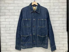 A.P.C. アーペーセー デニムカバーオール ワークジャケット インディゴ メンズ S 古着 レトロ