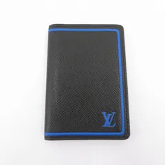 【瀬戸大橋店】 中古 LOUIS VUITTON | ルイ・ヴィトン カードケース タイガ オーガナイザー・ドゥ ポッシュ M63329 ブラック 【125】