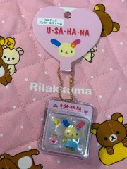 ウサハナ ミニチュア チャーム キーホルダー