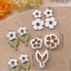 No.419 クレイカッター お花 12点セット ポリマークレイ 粘土 抜き型 ハンドメイド