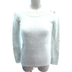 レディ Rady シャギーニット セーター ラメ ナイロン 長袖 F 黄緑 イエローグリーン /AU 