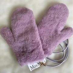 【美品】Max Mara テディベア ミトン 手袋 フューシャ 美品】Max Mara テディベア ミトン 手袋 フューシャ - メルカリ