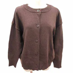 アーバンリサーチ ドアーズ URBAN RESEARCH DOORS FORK&SPOON カーディガン ニット 長袖 One 茶 ブラウン /YK