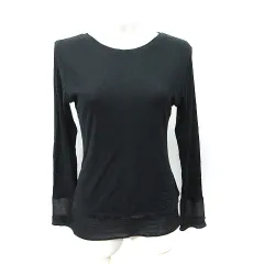 レイビームス Ray Beams カットソー 長袖 黒 ブラック /YI