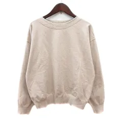 アーバンリサーチ ドアーズ URBAN RESEARCH DOORS ニット セーター 長袖 One M ベージュ /MN