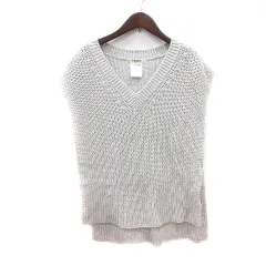 モガ MOGA ベスト ニット プルオーバー 2 M ライトグレー /MN