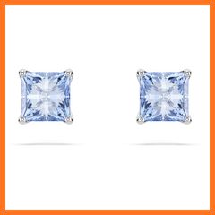 スワロフスキー Swarovski Millenia ドロップピアス ブルー - メルカリ