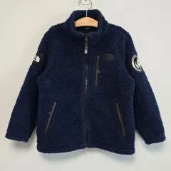 アウター キッズ 120 ザノースフェイス フリース ジャケット ネイビー