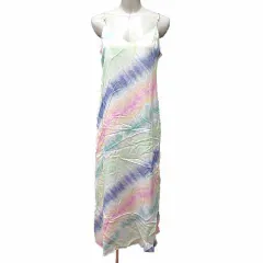 ザラ ZARA キャミワンピース ロング マキシ L マルチカラー /YK