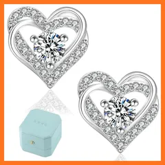 【新品】 KRKCモアサナイト ピアス：ピアス ギフト 誕生日ギフト シルバー925 0.3ct/0.5ct 金属アレルギー対応 ダイヤモンド 華奢モアッサナイト キラキラ レディースジュエリー 両耳用 Dカラー VVS1 クリスマスプレゼント GRA証明 1