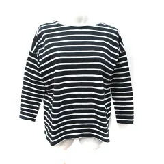 アーバンリサーチ ドアーズ URBAN RESEARCH DOORS カットソー ボーダー 長袖 ONE 黒 ブラック 白 ホワイト /YI