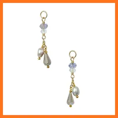 【新品】 [アガット] ゴールドマルチストーンピアスチャーム・1025311740998999