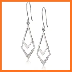 【新品】 [キャーロ ディ ディアマンテ] CHIARO DI DIAMANTE K10ホワイトゴールド フックピアス CHS862 0