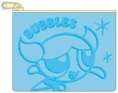 【中古】バッグ バブルス(戦闘) 「パワーパフガールズ シークレットエンボスクリアポーチ」